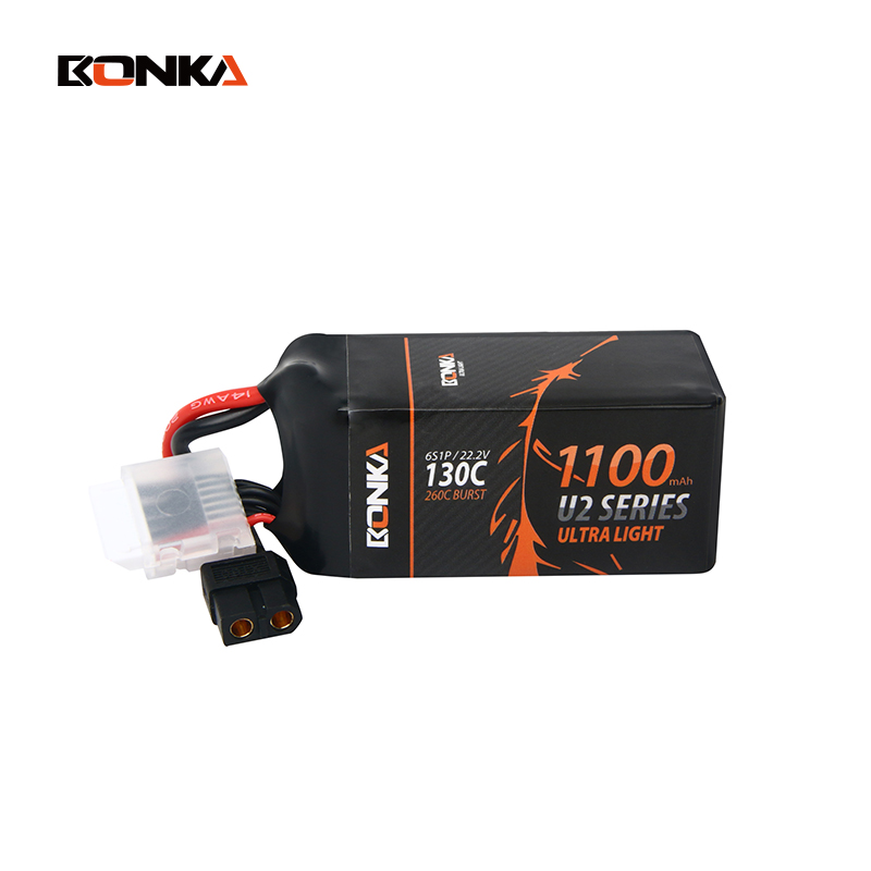 BONKA FPV 1100mAh 130C 6S Ultra Series Racing LiPo